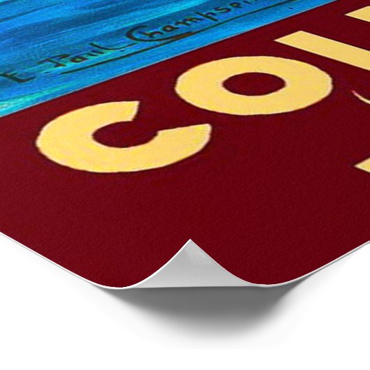 Collioure, Pyrenäen, Frankreich, Boote im Hafen,Vi Poster (Ecke)