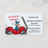 Collision Center Car Repair Business Card Visitenkarte (Vorderseite)