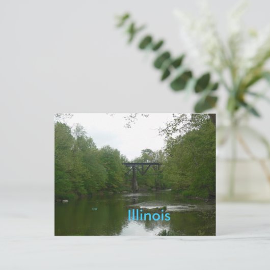 Collisontrestle Illinois, Postkarte (Stehend Vorderseite)