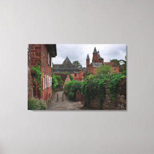 Collonges-La-Rouge, der rote Dorf-Leinwanddruck Leinwanddruck
