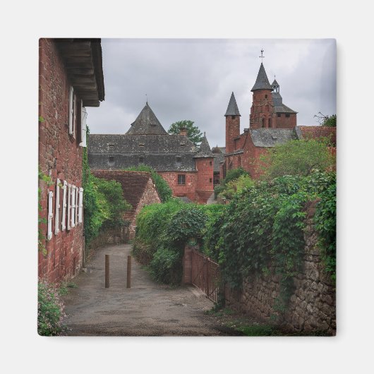 Collonges-la-Rouge, der rote Dorfmagnet Magnet (Vorne)