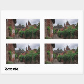 Collonges-la-Rouge, Frankreich, rechteckiger Aufkl Aufkleber (Blatt)