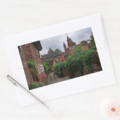 Collonges-la-Rouge, Frankreich, rechteckiger Aufkl Rechteckiger Aufkleber (Umschlag)