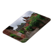 Collonges-la-Rouge, Frankreich, rechteckiger Magne Magnet (Linke Seite)