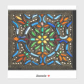 Collorful Ottoman pattern Aufkleber (Blatt)