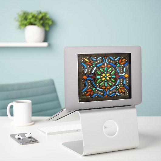 Collorful Ottoman pattern Aufkleber (Laptop auf Schreibtisch)