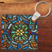 Collorful Ottoman pattern Schlüsselanhänger (Rückseite)