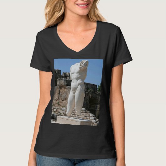 Collosal Torso Statue Hadrianisches Bad Aphrodisia T-Shirt (Vorderseite)