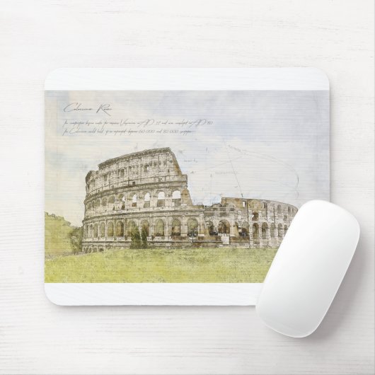 Colluseum Rome Mousepad (Mit Mouse)