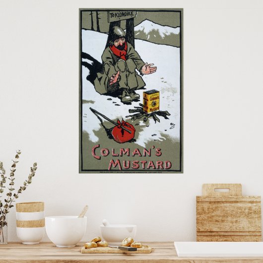 Colmans Erwärmung Senf, 1900 Poster (Küche)