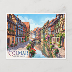 Colmar Altstadt Frankreich Postkarte