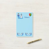 Colmar, Elsass, Frankreich Post-it Klebezettel (Auf Schreibtisch)