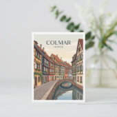 Colmar, Elsass, Frankreich Postkarte (Stehend Vorderseite)