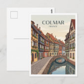 Colmar, Elsass, Frankreich Postkarte (Vorne/Hinten)