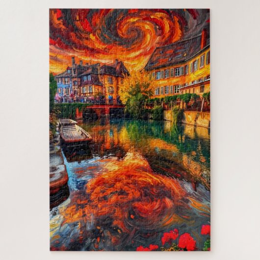 Colmar Embers: Galerie-Edition Solarer Wirbelsturm Puzzle (Vertikal)