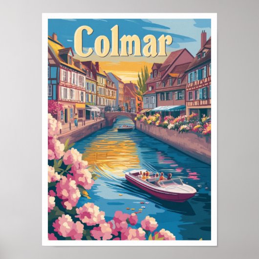 Colmar France Art Vintage Poster (Vorne)