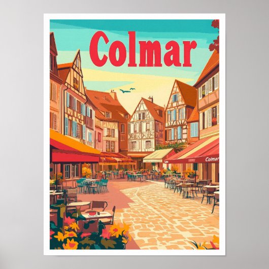 Colmar France Art Vintage Poster (Vorne)