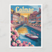 Colmar France Art Vintage Postkarte (Vorderseite)