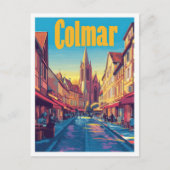 Colmar France Art Vintage Postkarte (Vorderseite)