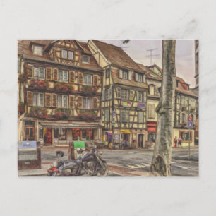 Colmar France Europe Art Postkarte