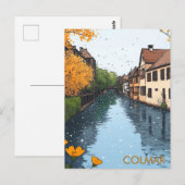 Colmar France Travel Postkarte (Vorne/Hinten)