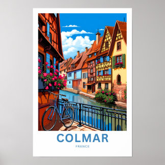 Colmar France Travel Print Poster