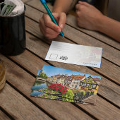 Colmar France Watercolor Einladung