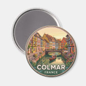 Colmar Frankreich Magnet (Vorderseite/Rückseite)