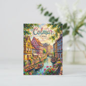 Colmar Frankreich Postkarte (Stehend Vorderseite)