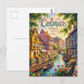 Colmar Frankreich Postkarte (Vorne/Hinten)