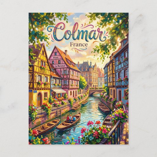 Colmar Frankreich Postkarte (Vorderseite)