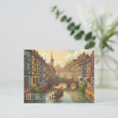 Colmar Frankreich Postkarte (Stehend Vorderseite)