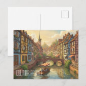Colmar Frankreich Postkarte (Vorne/Hinten)