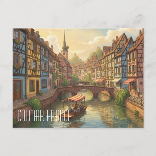 Colmar Frankreich Postkarte (Vorderseite)