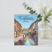 Colmar Frankreich Postkarte (Stehend Vorderseite)