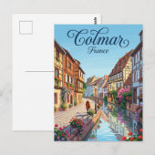Colmar Frankreich Postkarte (Vorne/Hinten)