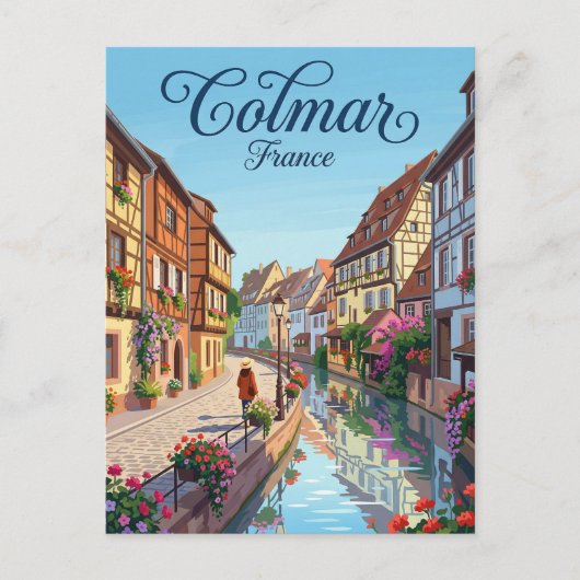 Colmar Frankreich Postkarte (Vorderseite)