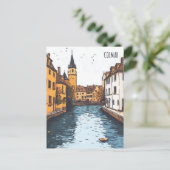Colmar Frankreich Reise Postkarte (Stehend Vorderseite)