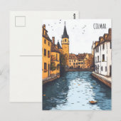 Colmar Frankreich Reise Postkarte (Vorne/Hinten)
