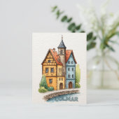 Colmar Frankreich Reise Postkarte (Stehend Vorderseite)