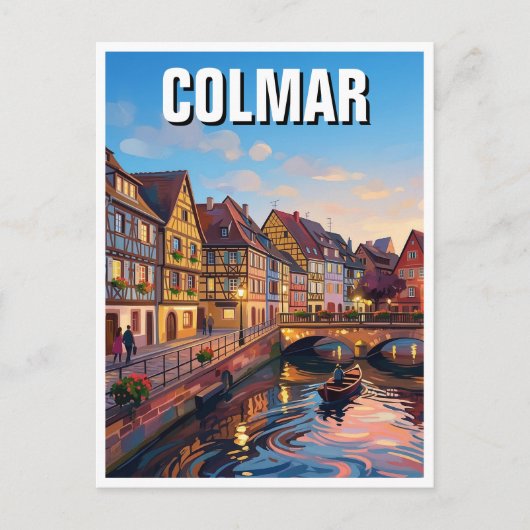 Colmar Little Venice Postkarte (Vorderseite)