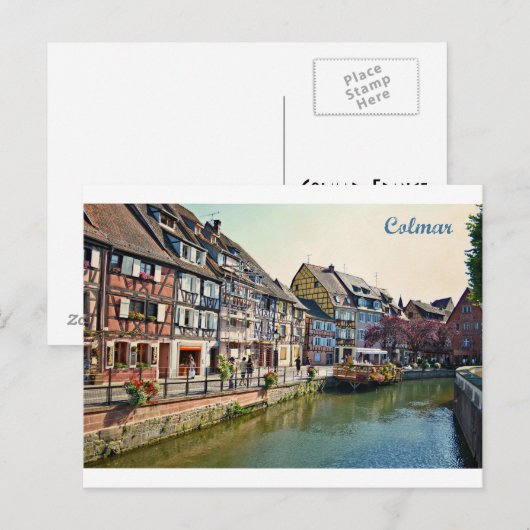 Colmar Postkarte (Vorne/Hinten)