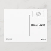 Colmar Postkarte (Rückseite)