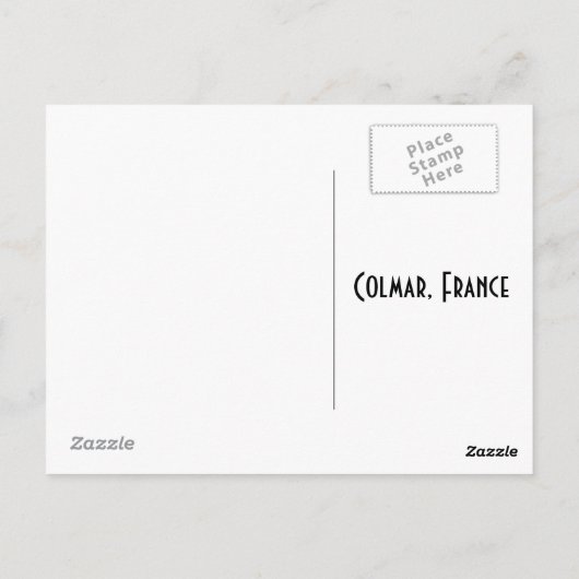 Colmar Postkarte (Rückseite)