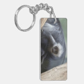 Colobus polykomos schlüsselanhänger (Vorderseite links)