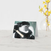 Colobus Ricci Card Karte (Gelbe Blume)