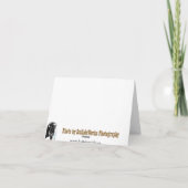 Colobus Ricci Card Karte (Rückseite)