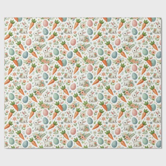 Colofrul Osterbrot und Carrot Wrapping Paper Geschenkpapier (Flach)