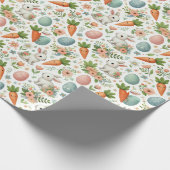 Colofrul Osterbrot und Carrot Wrapping Paper Geschenkpapier (Ecke)