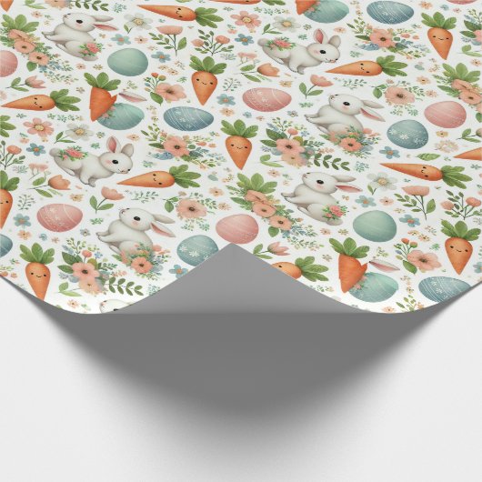 Colofrul Osterbrot und Carrot Wrapping Paper Geschenkpapier (Ecke)